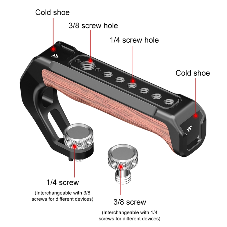 Puluz PU3126B Metal Top Handle For Mirrorless Camera Cage