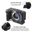 Puluz PU3111B FX30 / FX3 PULUZ Metal Camera Cage Stabilizer Rig with NOTA Slider(Black)