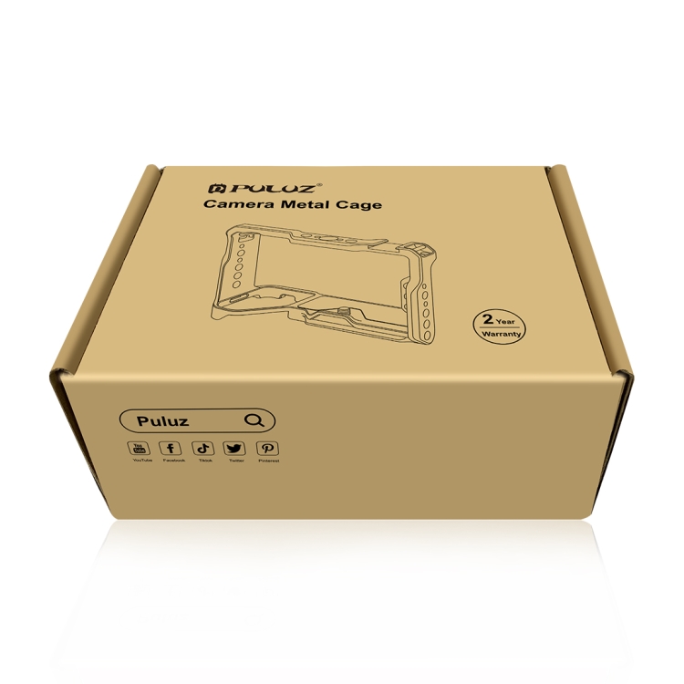 Puluz PU3111B FX30 / FX3 PULUZ Metal Camera Cage Stabilizer Rig with NOTA Slider(Black)