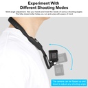 Puluz PU853B  Lazy Neck Bracket POV View Mount for GoPro Action Cameras (Black)