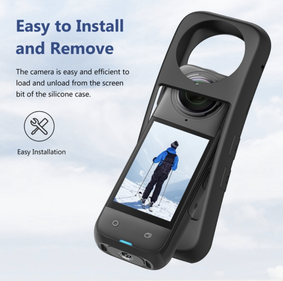 Puluz PU985 For Insta360 X4 Full Body Dust-proof Silicone Protective Case