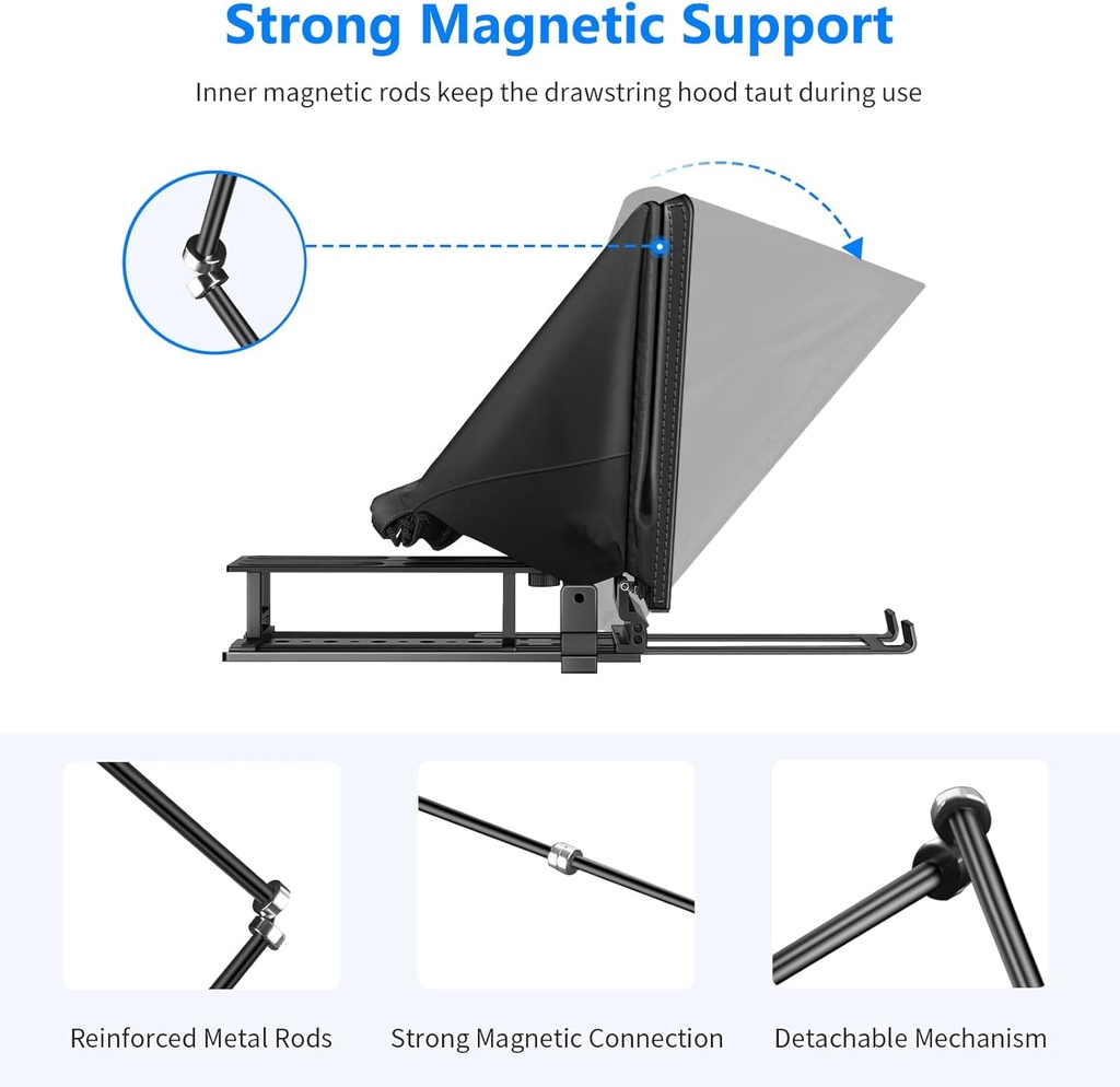 NEEWER Teleprompter X14 with RT-110 Remote & APP Control for iPad Android Tablet 10103182