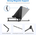 NEEWER Teleprompter X14 with RT-110 Remote & APP Control for iPad Android Tablet 10103182