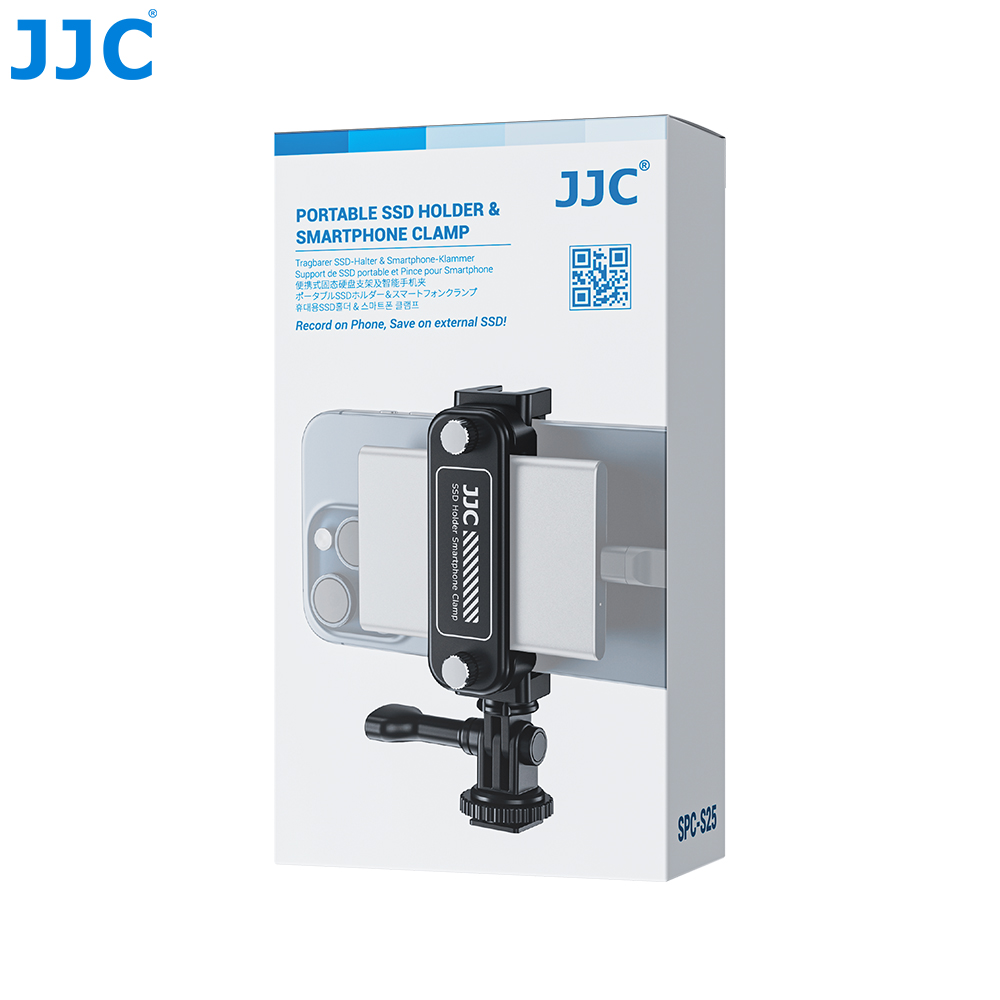 Portable SSD Holder & Smartphone Clamp