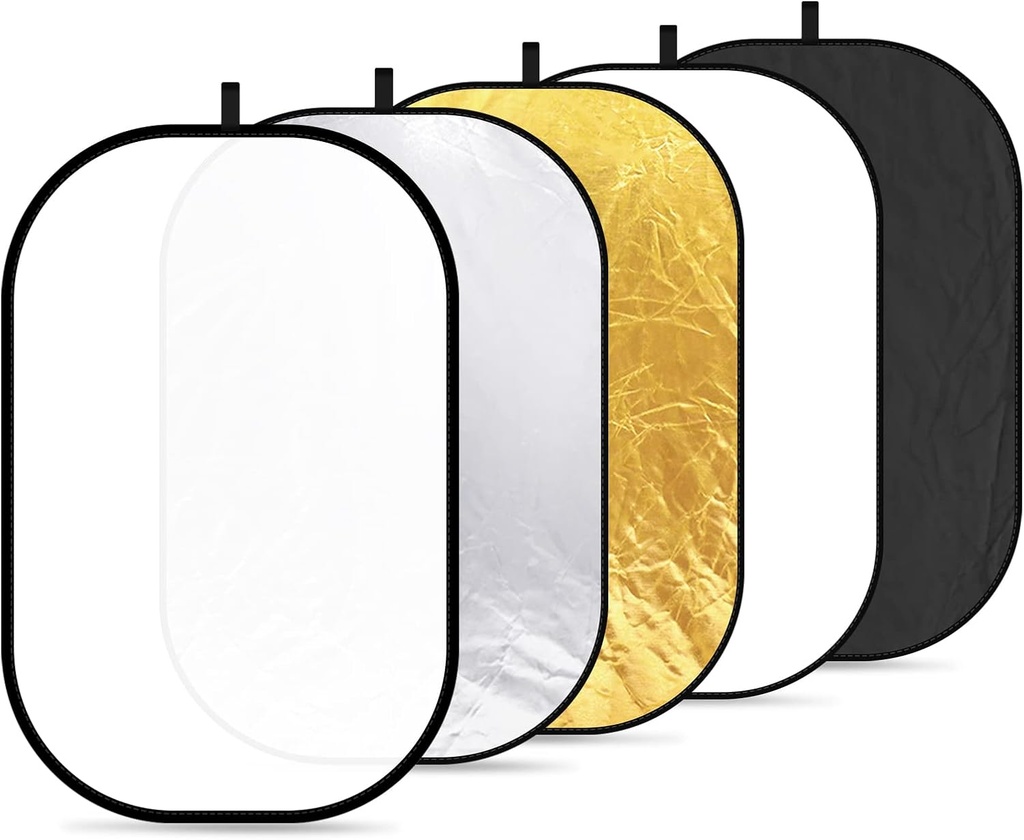 NEEWER 100x150cm Light Reflector for Photography, Portable 5 in 1  10071556