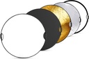 NEEWER 110cm Light Reflector with Handle Grip with 3/8" Thread, 5 in 1 10102088