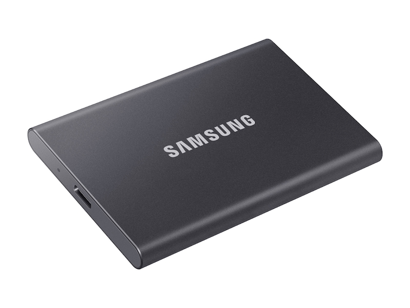 قرص تخزين خارجي محمول Samsung T7 ‏2 تيرابايت – ‏SSD بسرعة تصل إلى ‎1050MB/s‎
