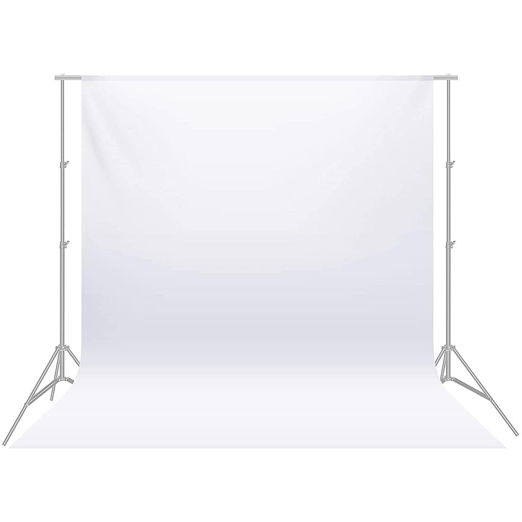 Neewer Professional Photo Studio Backdrop, 6 x 9 ft / 1.8 x 2.8 m, Collapsible (Backdrop Only) – White (10083666).