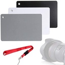 JJC Grey White Balance Card 18% Exposure Photography Custom Calibration Camera Checker for DSLR and Film