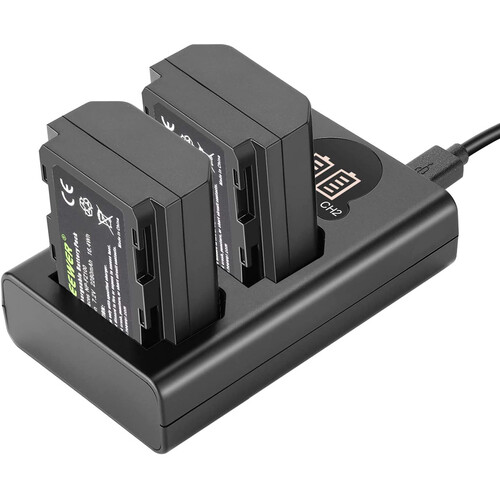 NEEWER Upgraded NP-FZ100 Sony Replacement Battery Charger Set 10103232