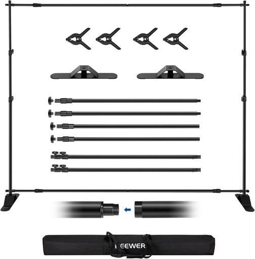 نيور (NEEWER) حامل خلفيات ثقيل التحمل بمقاس 315×245 سم – موديل NK-ST300، رقم المنتج 10103071.