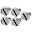 Neewer 5 Pack D Shaft D-ring 1/4'' Mounting Screw Shaft for Tripod or QR Plate 10100206