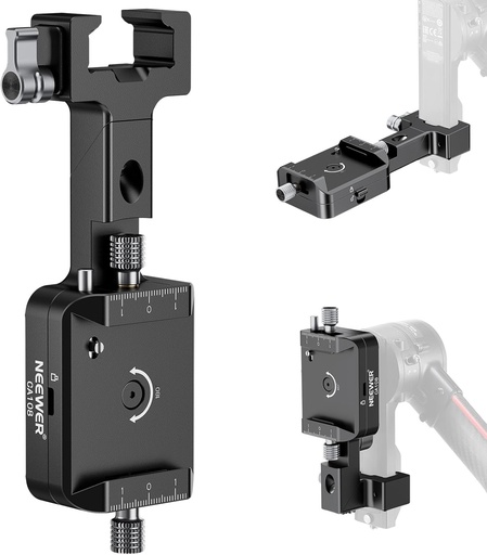 NEEWER RS4 RS3 Vertical Camera Mount Compatible with DJI Ronin RS 4 3 2 Pro Gimbal Stabilizer 10104667