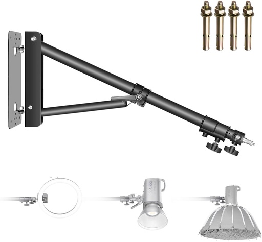 NEEWER WALL MOUNTING BOOM ARM 180CM（BLACK ） 10092982