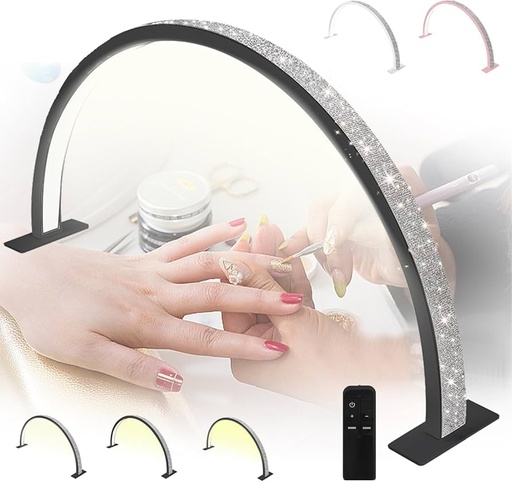 48W Professional Desktop Arch Ring Led Light Hlaf moon