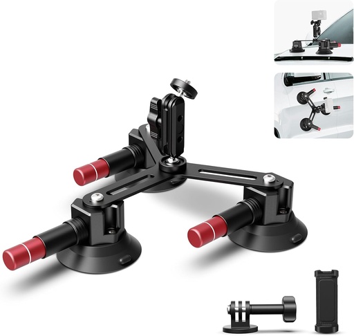Neewer Triple Suction Cup Camera Car Mount  10104345