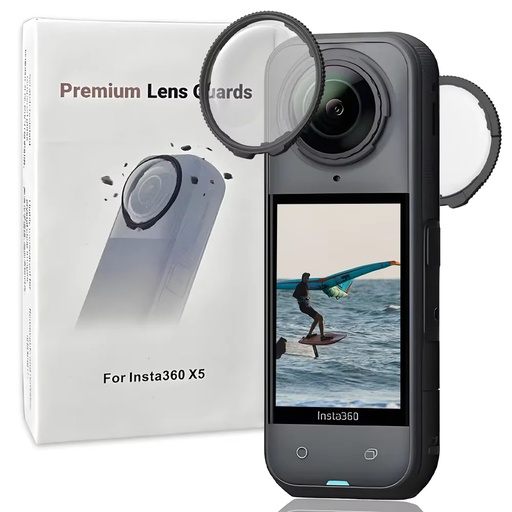 Front Back Camera Lens Guards Cap for Insta 360 X5