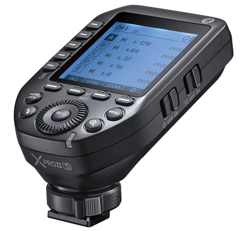 جهاز Godox XProII-C لإرسال إشارات الفلاش لكاميرات كانون