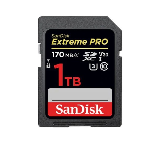 بطاقة ذاكرة SanDisk Extreme Pro SDXC ‎1‎ تيرابايت ‎UHS-I‎ بسرعة ‎170MB/s‎