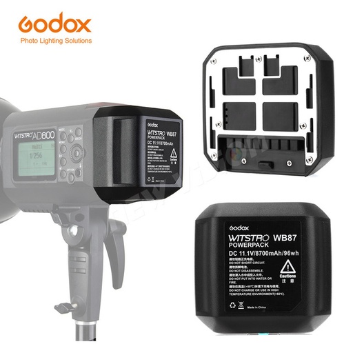 بطارية Godox WB87 لفلاش AD600