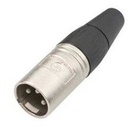 Yongsheng 3-pin XLR Female Plug Mic Audio Connector Nickel - YS176