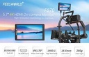 شاشة FeelWorld F570 بحجم 5.7 بوصة، بتقنية IPS ومدخل HDMI بدقة 4K، مخصصة للتركيب على الكاميرا
