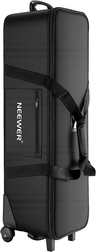حقيبة معدات استوديو التصوير من Neewer بعجلات، بمقاسات 40.1 × 11.8 × 11.8 بوصة (102 × 30 × 30 سم)،(10100399)